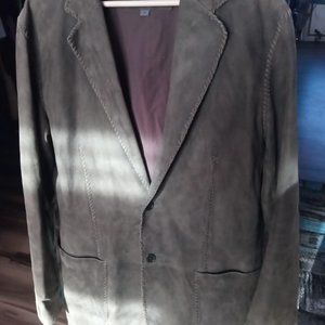 John Varvatos lamb skin suede jacket